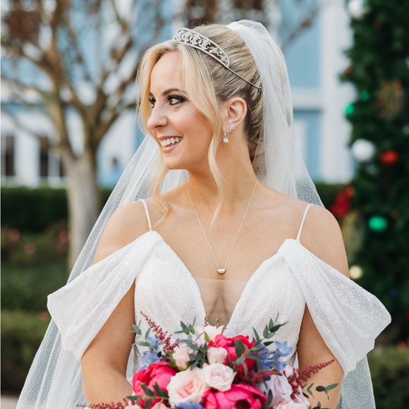 Pronovias Les Accessories Edusa Tiara - Picture 1 of 6